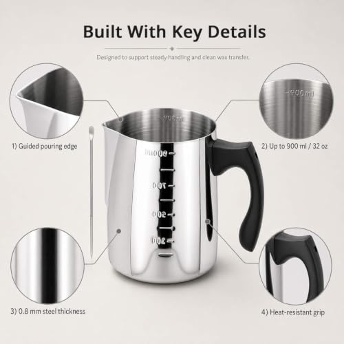 QWORK 32 oz Stainless Steel Pot