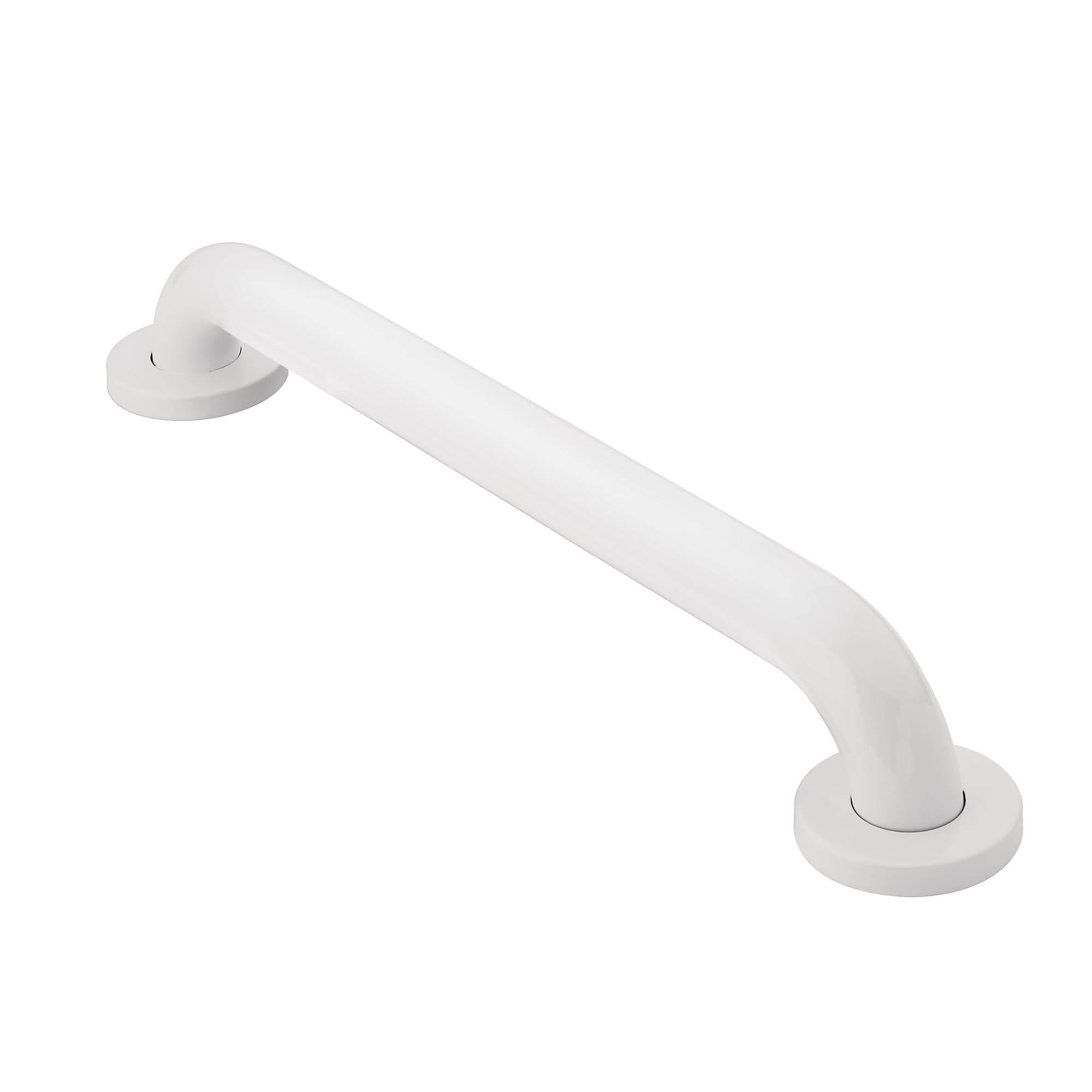 Moen R8918W Home Care 18-Inch Concealed Screw Bath Safety Bathroom Grab Bar, Glacier White
