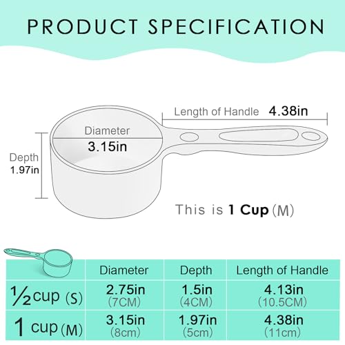 Super Design 1 Cup Dog Food Scoop for Container Melamine Measuring Scoop for Dogs Cats Birds and Rabbits Pet Food Feeding Scoop Dishwasher Safe – Baby Green Super Design 1 Cup Dog Food Scoop for Container Melamine Measuring Scoop for Dogs Cats Birds and Rabbits Pet Food Feeding Scoop Dishwasher Safe – Baby Green