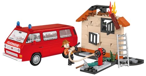 Réplique VW T3 Feuerwehr 135mm aux dimensions de collection fidèles