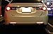 iJDMTOY Red Lens 48-SMD LED Bumper Reflector Lights Compatible With 09-14 Acura TSX (Euro Accord) Function as Tail, Brake & Rear Fog Lamps