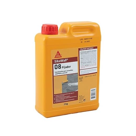 SikaWall 08 Fijador, Imprimación para fijar superficies porosas, 2kg, Blanco