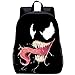 ukukuk Les Sacs à Dos Venom Sacs à Dos Enfants Sacs à Dos De Film Éléments De Cinéma 3D Sac D'école Imprimé pour Les Garçons Filles Style-2