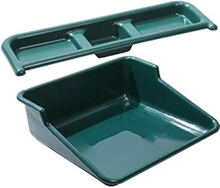 Large Green Plastic Potting Tray with Shelf Garden Greenhouse Plant Pot Tidy Work Table