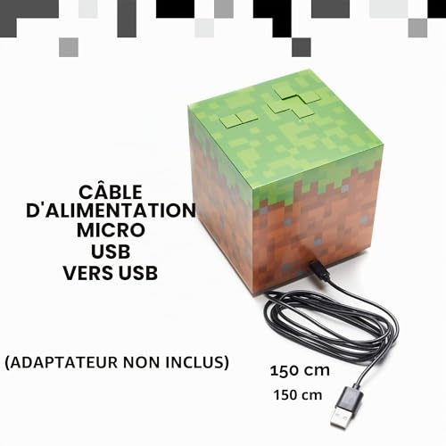 Horloge Minecraft Paladone le cadeau ideal multicolore pour anniversaire