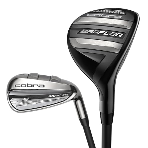 Cobra Golf Men's Baffler Hybrid Iron Set- 4H, 5H, 6-PW, Senior, Right Hand