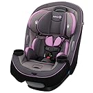 Safety 1st Grow and Go All-in-One Slim Convertible Car Seat, Rear Facing, 5-40 lbs, Forward Facing (30–65 lbs), High Back Booster Seat 40-100 pounds, Purple Haze