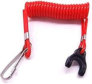Azingysail Clip & Lanyard Assembly for Y32 OMC Evinrude Johnson 432230 Lanyard, Stop Switch