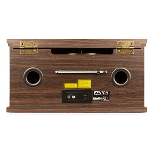 Fenton Memphis Platine Vinyle Bluetooth Dab/FM – Bois Foncé, Lecteur CD/Cassette, MP3, Port USB Lecture et Enregistrement, Prise Casque, Idéal pour Décorer Votre Intérieur et Écouter Vos Musiques - Les Beatles, Paul McCartney, John Lennon, RIngo Starr, George Harrison Fenton Memphis Platine Vinyle Bluetooth Dab/FM - Bois Foncé, Lecteur CD/Cassette, MP3, Port USB Lecture et Enregistrement, Prise Casque, Idéal pour Décorer Votre Intérieur et Écouter Vos Musiques – Image 8