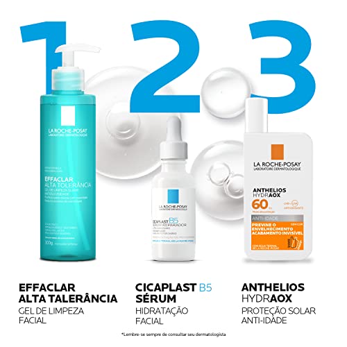 La Roche-Posay, Cicaplast B5 Sérum 30ml, Reparador Facial Intensivo Diário, Regnerador, Ultra Hidrat