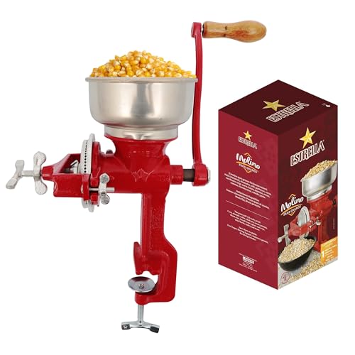 Estrella Cast Iron Manual Crank Corn Grain Grinder 14