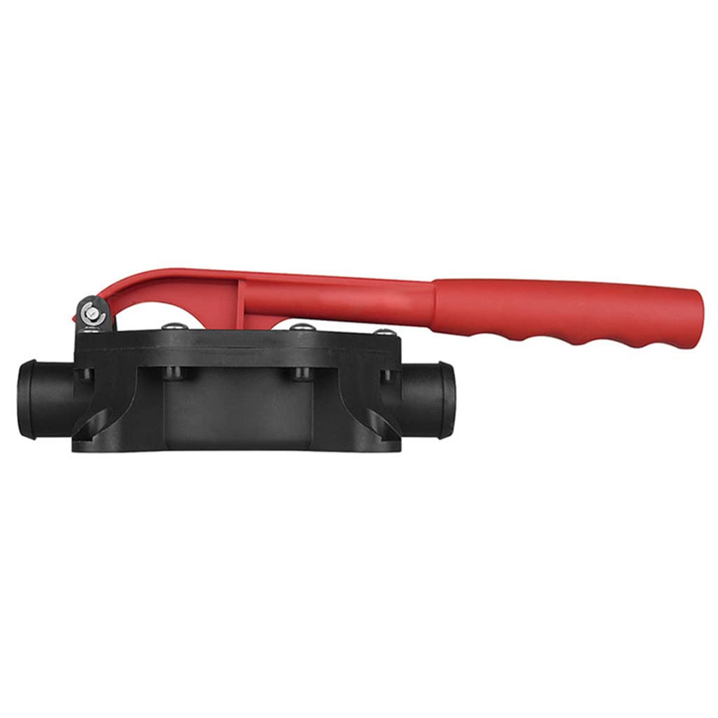 Motor de transferencia de agua manual con asa para barcos, kayaks, canoas, botes, bomba manual autocebante para yate, bomba de agua manual