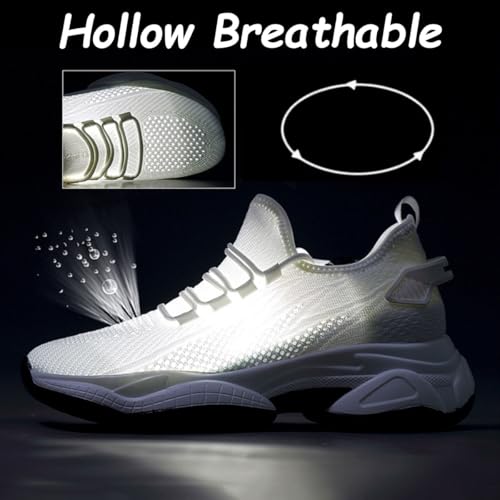 Tallure Sneakers Women Men, 1.6"/2.4"/3.1"/3.9" Height Invisible Increase Orthopedic Anti-Slip Shoes for Hiking Running2