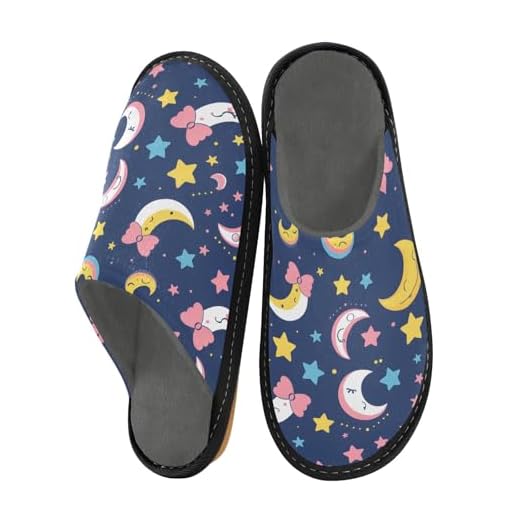 A Kawaii Sailor Moon House - Pantuflas antideslizantes para mujeres y hombres, pantuflas cálidas para interiores y exteriores, multicolor, 44.5/45 EU