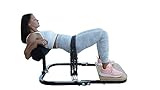 BootySprout Hip Thrust Machine for High Resistance Glute Training - Home Gym Workout - Comes with 45, 90, and 135 Lbs of Resistance - Black