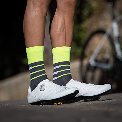 NORTEI Calzini Giallo Ciclismo, MTB e Corsa per