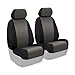 Coverking Custom Fit Front 50/50 Bucket Seat Cover for Select Chevrolet Monte Carlo Models - Neosupreme (Charcoal with Black Sides)