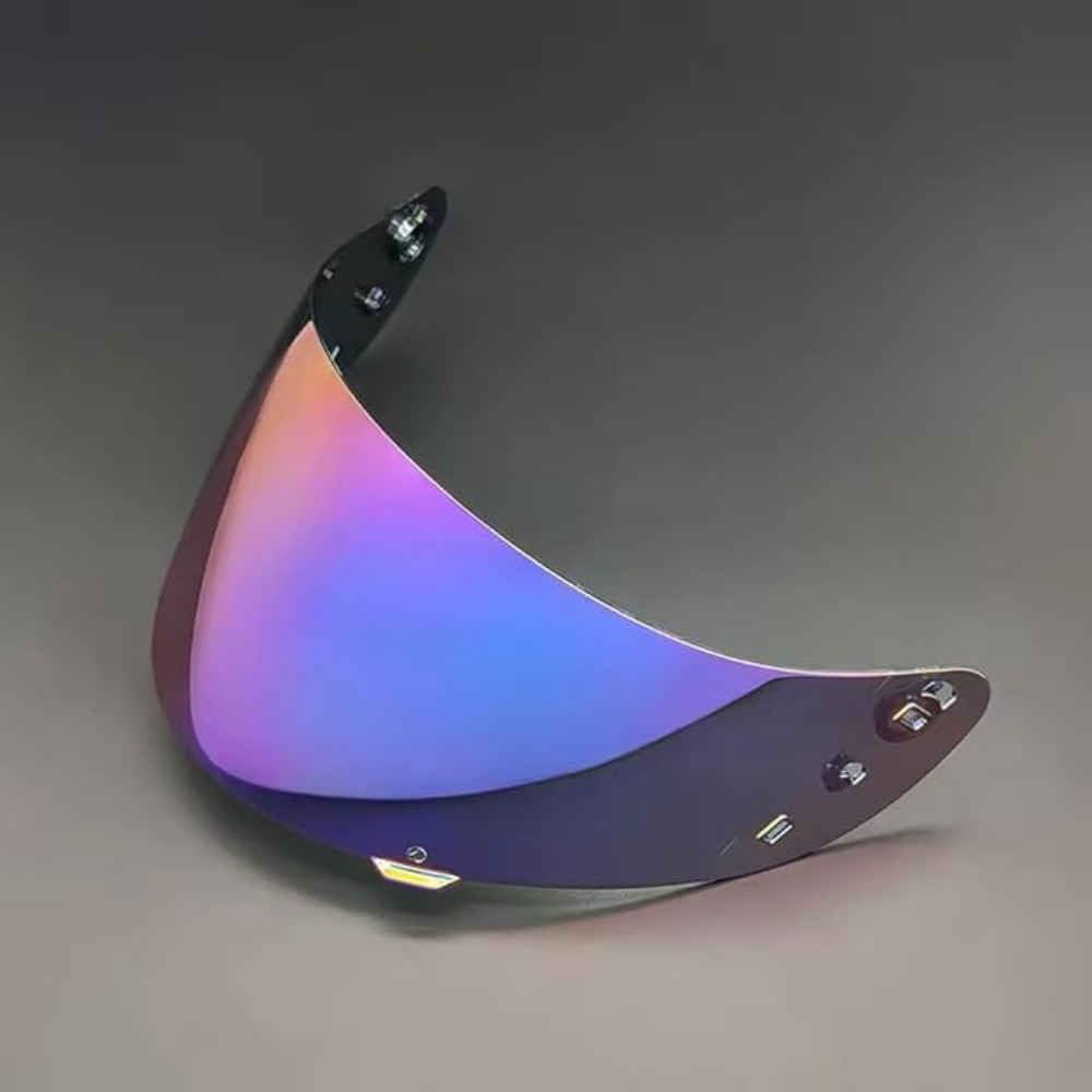 Motorcycle Helmet Visor for HJC CL16 CL17 CLST CLSP CSR1 CSR2 CS15 TR1 FG15 HS11 FS15, Replacement Helmet Shield Visor Anti UV Protection Full Face Shield Accessories,normal-F Rianbow