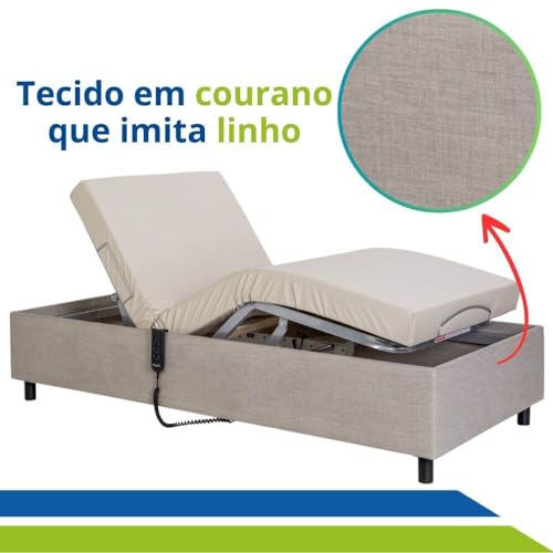 CAMA HOSPITALAR ELÉTRICA IDOSO ZEUS PILATI COM COLCHÃO HOSPITALAR E CAPA IMPERMEÁVEL ORIGINAL PILATI