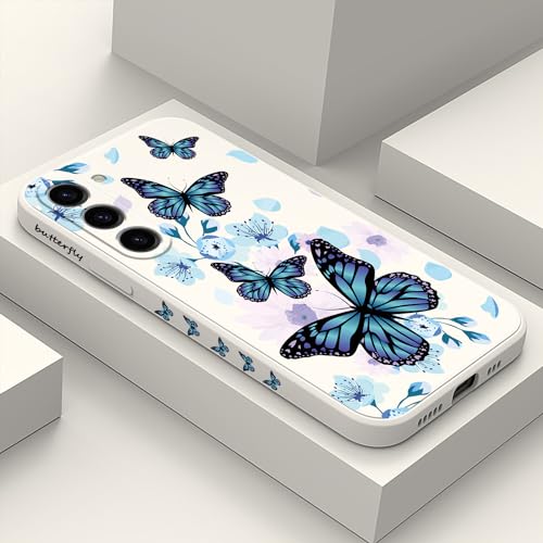 Coque Samsung S23 Plus protection silicone motif créatif papillon 6.6"
