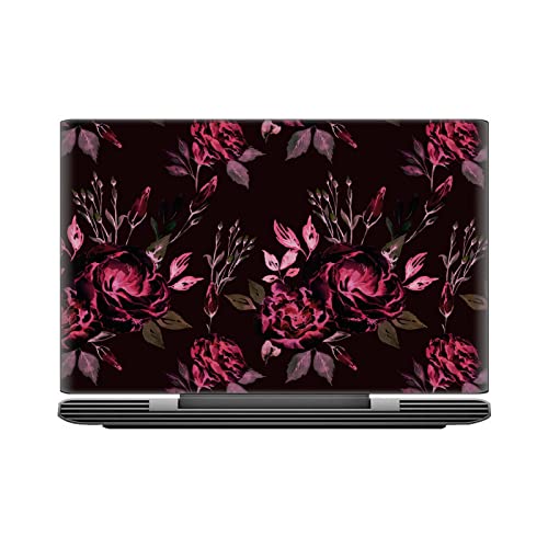 Peau vinyle HP Pavilion 15-dk0047TX anti rayure fleur