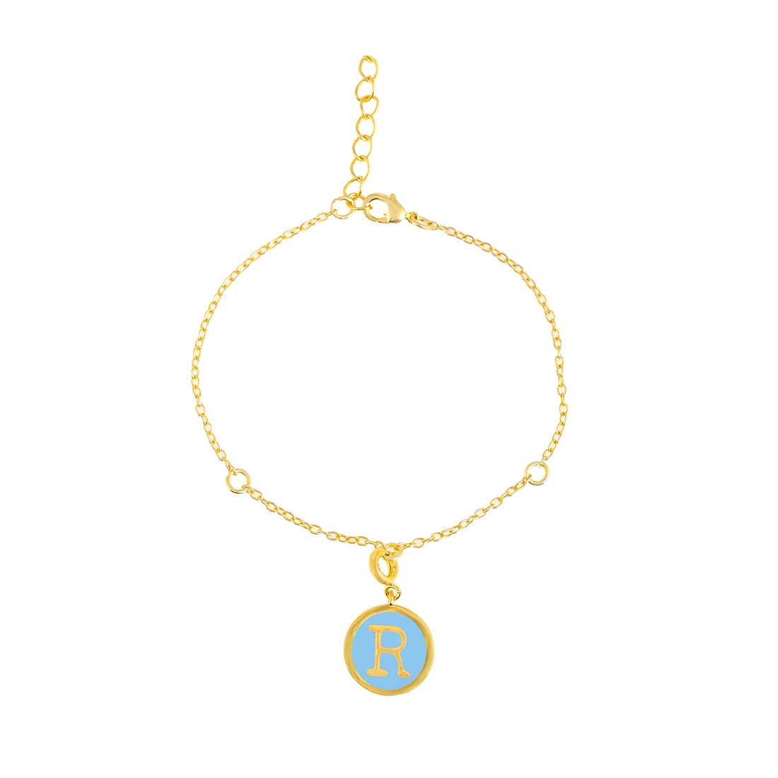 Alphabet R Enamel Charm