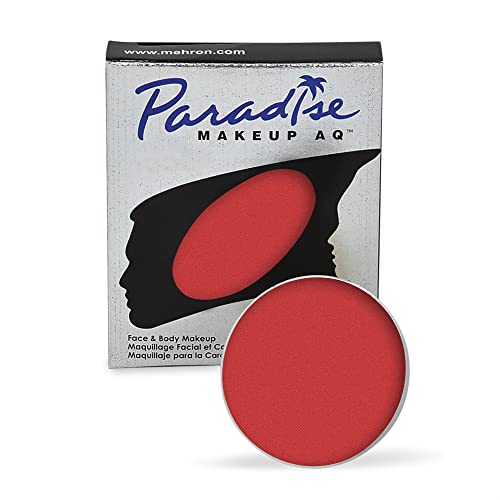 Image of Mehron Makeup Paradise Makeup AQ Refill Size | Stage & Screen Performance, Face & Body Painting, Beauty, Cosplay, and Halloween | Water Activated Face Paint, Body Paint .25 oz (7 ml) (BEACH BERRY)