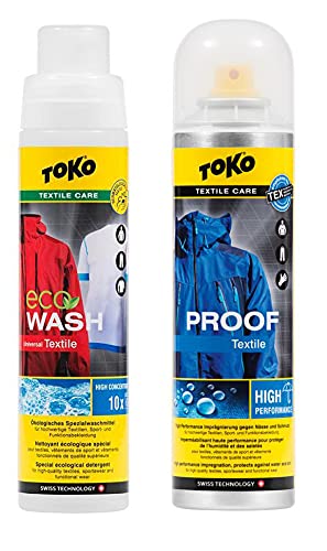 Duo-Pack - Toko Textil Proof - Eco Textil Wash, Unparfümiert, Aerosol, 2 x 500 ml, für Maschinenwäsche, für alle Hauttypen