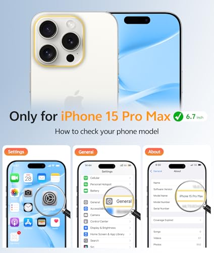Image of FNTCASE for iPhone 15 Pro Max Case: [Compatible with Magsafe] Translucent Matte Cases with [Full Camera Protection] [Screen Protector] Military Grade Shockproof Protective Phone Cover - Light Blue