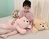 XMV 26 inch 5 lbs Bear Weighted Stuffed Animals, Large Weighted Plush Animal, Cute Plush Toy Pillow, Soft Bear Plushie Gifts for Adults, Kids, Boys and Girls(Light Pink) #4