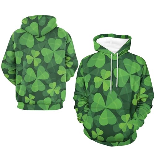 Sweatshirt pull trèfle UMENG sweat unisexe haut de gamme aux finitions durables taille S