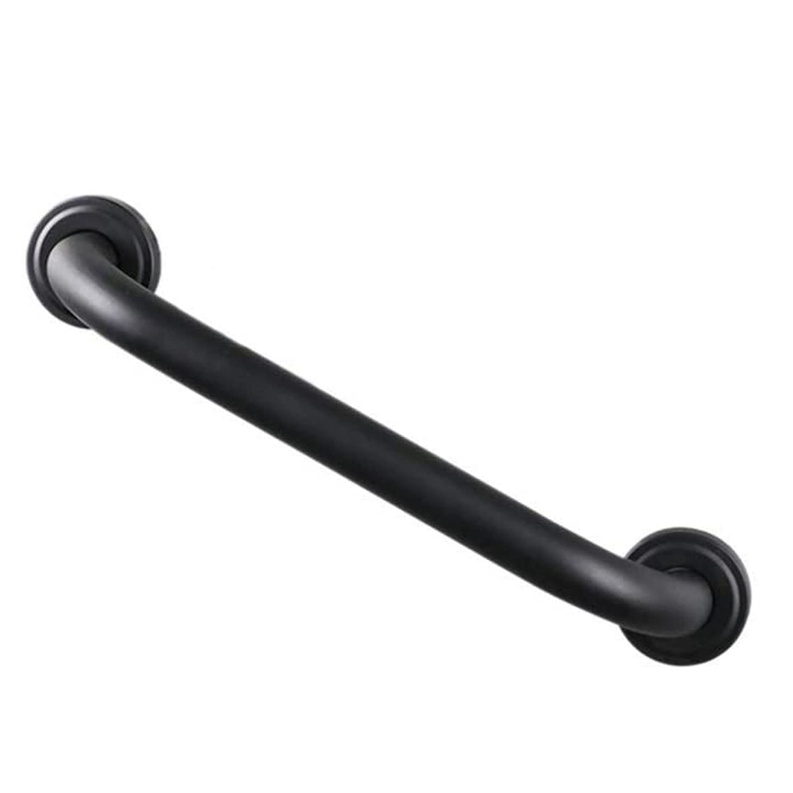 WDSOPK Handicap Grab Bars for Toilet, Black Stainless Steel Bathroom Balance Bar Safety Hand Rail Support for Handicap, Bath Handle, Elderly, Disabled, Injury（30cm）