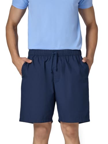 Image of XYXX Zen Solid Shorts for Men with Side Pockets and Drawstring |Relaxed Fit Shorts