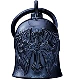 Motorcycle Men and Women Bell - Motorcycle Black Angel Bell, Christmas and Thanksgiving Gift (Black)