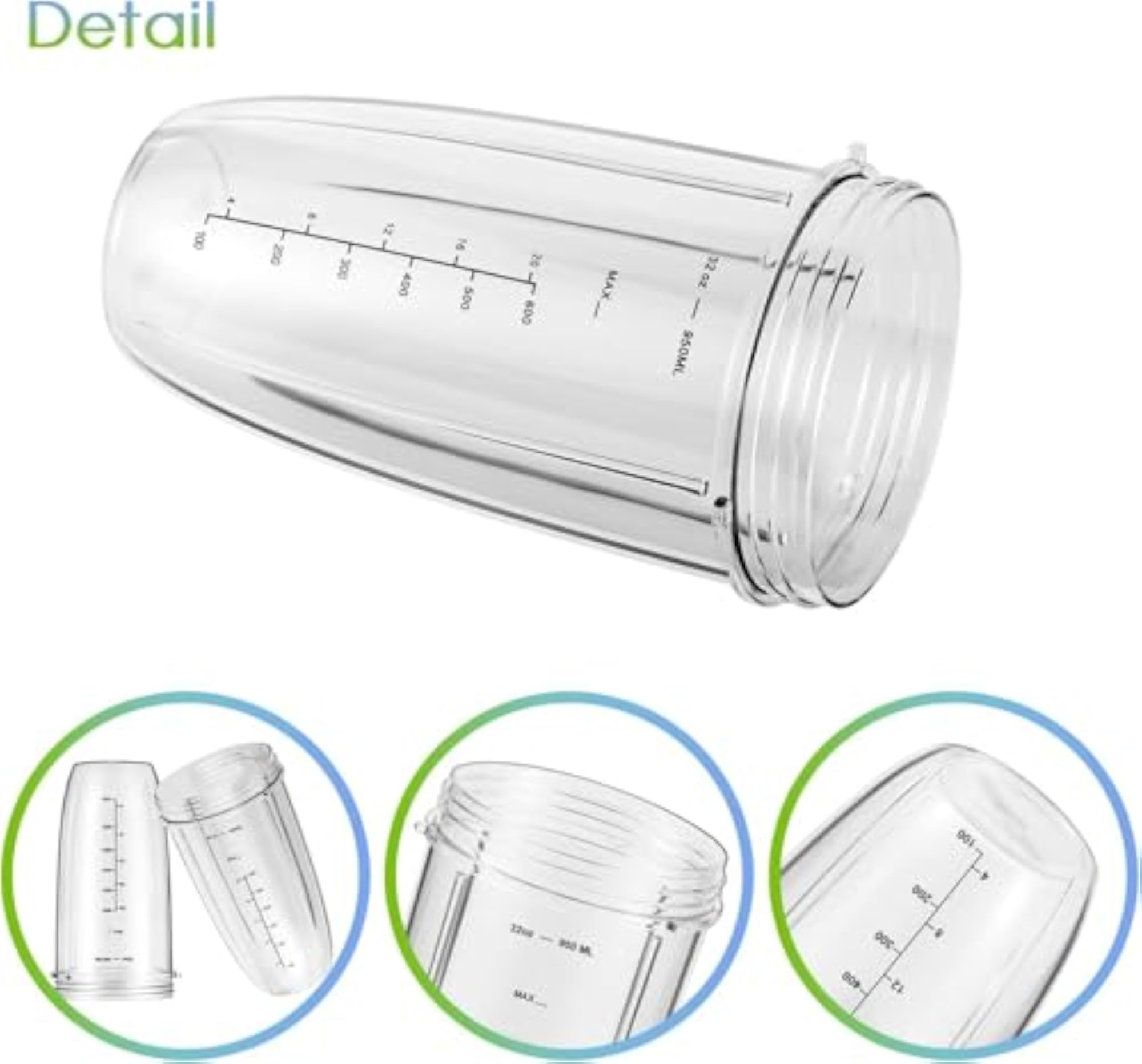 Replacement Cup Compatible with NutriBullet Blender