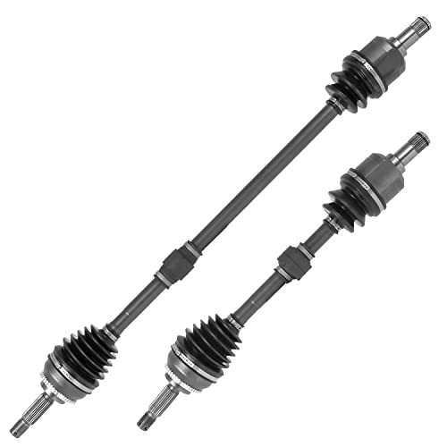 Image of Detroit Axle - 2.4L Front 2pc CV Axles for Chrysler Sebring Dodge Stratus