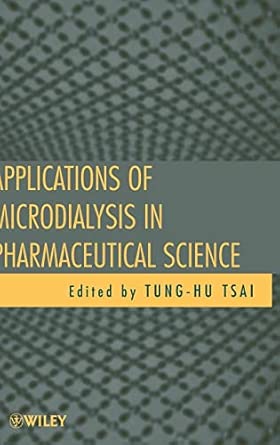 Applications of Microdialysis in Pharmaceutical Science book cover