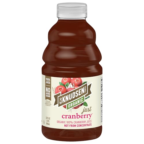 Image of R.W. Knudsen Organic Just Cranberry Juice, 32 fl oz (Pack of 1)