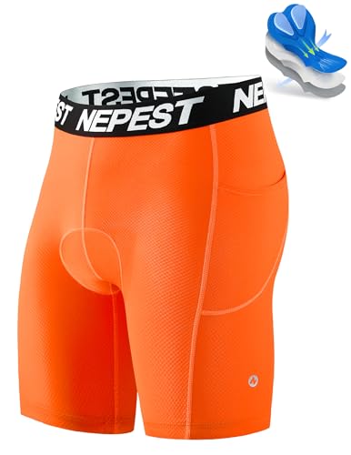 Short de cyclisme pour homme Nepest rembourré 4D contre l'inconfort à vélo