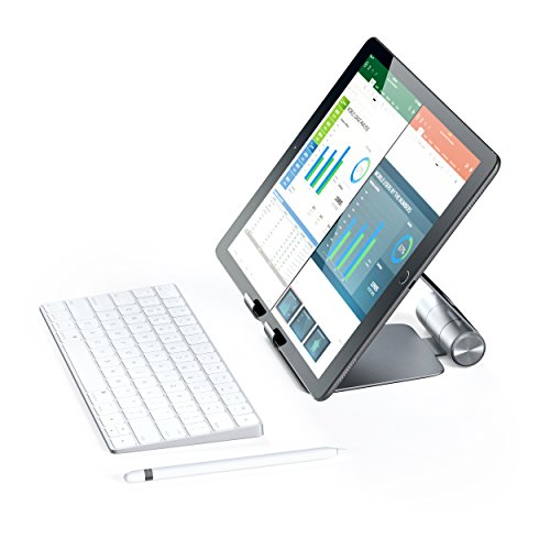 SATECHI R1 Tablet Ständer, Faltbar & Verstellbar, bis 13 Zoll, Grau – Ansicht 6
