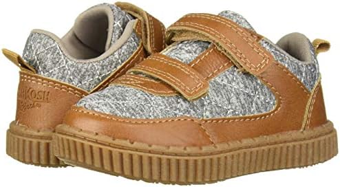 OshKosh B'Gosh Boy's Jasper Sneaker, tan/Grey, 12 M US Little Kid | Image 6