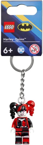 Miniatura 2 de LEGO Super Heroes Harley Quinn Mini Llavero 854238, Rojo -