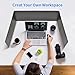 Bcabo Privacy Shields for Student Desks, Inspirational Privacy folders for Student Testing Desk Dividers- Includes Extra Labels, Black (Pack of 24)