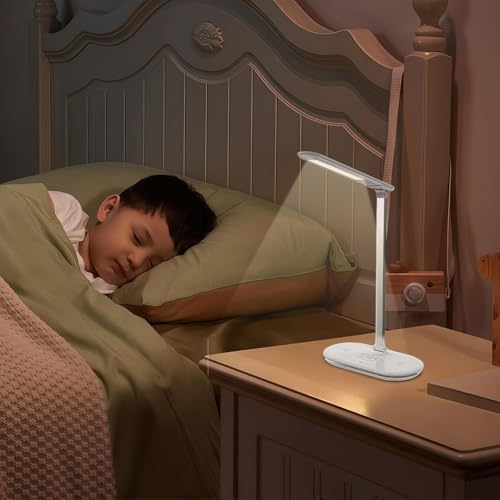 Chargeur de téléphone rechargeable par USB avec lampe de table modulable