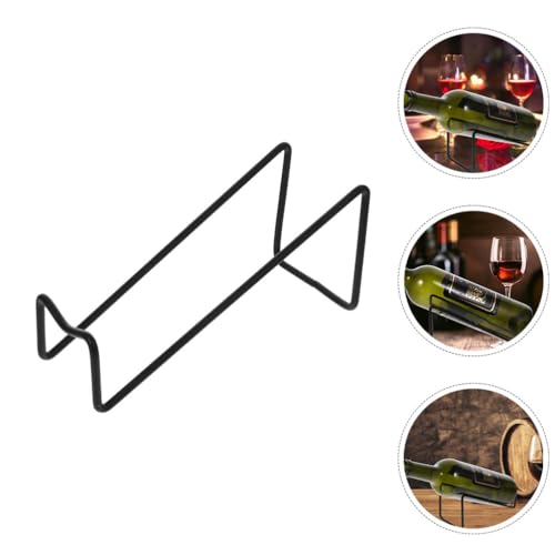 Soporte para Botellas de Vino de Hierro Minimalista 3 Piezas miniatura 2