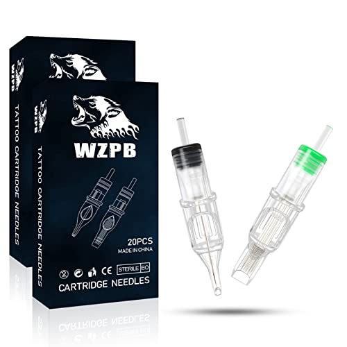 Tattoo Cartridge Needles - Wzpb 40Pcs Mixed Size Tattoo Needles 1205Rl 1207Rl 1207M1 1209M1 0.35Mm Professional Needles For Beginners Or Artists #TOP6