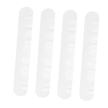 Didiseaon 4pcs Thick Hair Extensions Heat Protection Clip Keratin Strips Hair Extensions Bonding Glue Protector Shield