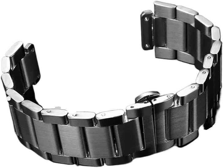 For Hublot Watch Strap Folding Butterfly Buckle Metal Watchbands | 19mm×27mm Solid Stainless Steel Watch Band,Men Bracelet