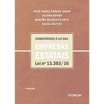 Capa do livro Comentários à lei das empresas estatais lei nº 13.303/16