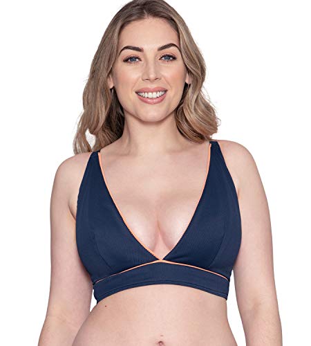 Curvy Kate Poolside Triangel-Bikini ohne Bügel, Marineblau Gr. 70L/M, navy